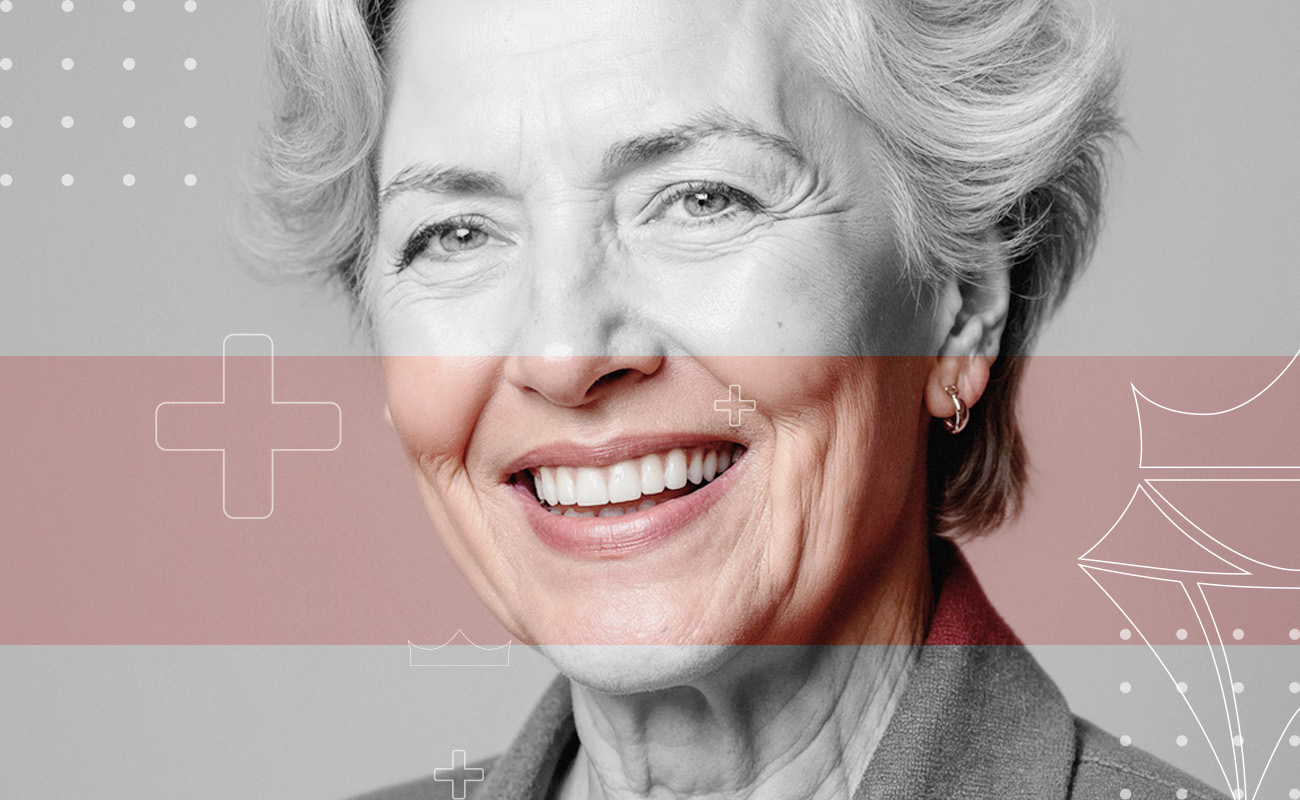 Restored dental implant with crown for natural-looking smile in Dubai